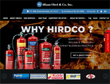 Tablet Screenshot of hirdco.com